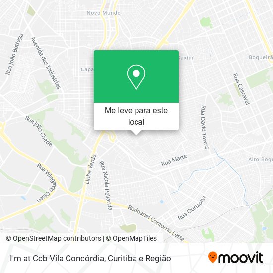 I'm at Ccb Vila Concórdia mapa