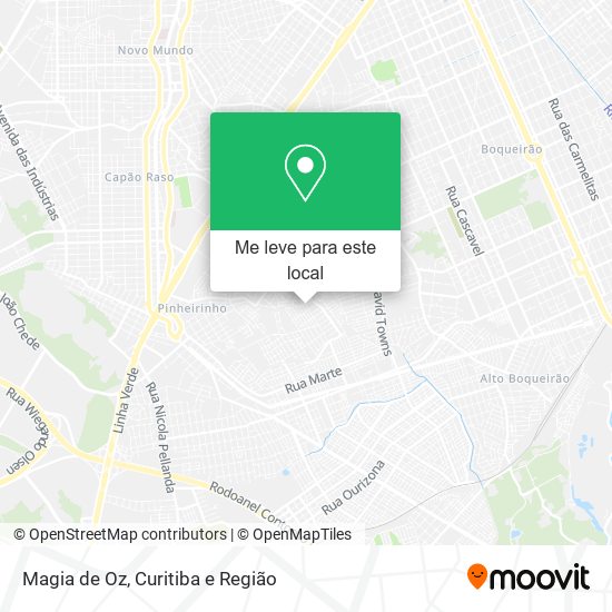 Magia de Oz mapa