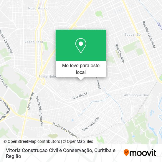 Vitoria Construçao Civil e Conservação mapa