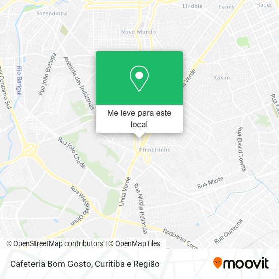 Cafeteria Bom Gosto mapa