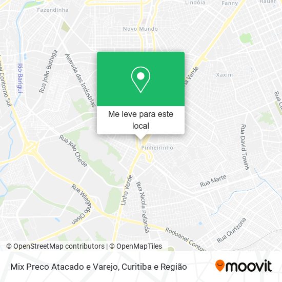 Mix Preco Atacado e Varejo mapa