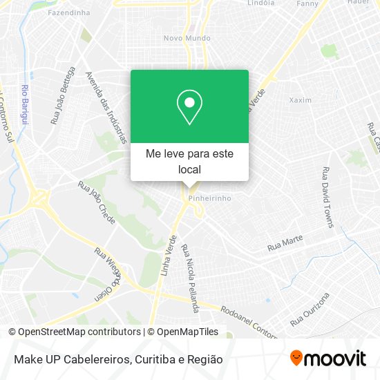 Make UP Cabelereiros mapa