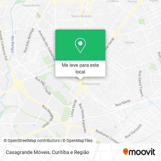 Casagrande Móveis mapa