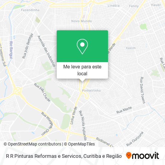 R R Pinturas Reformas e Servicos mapa