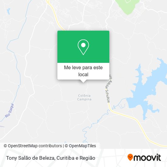 Tony Salão de Beleza mapa