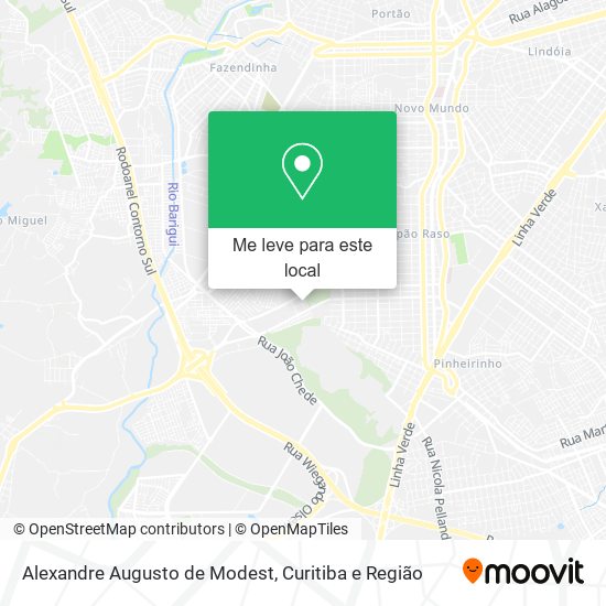 Alexandre Augusto de Modest mapa