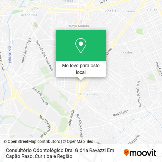 Consultório Odontológico Dra. Glória Ravazzi Em Capão Raso mapa