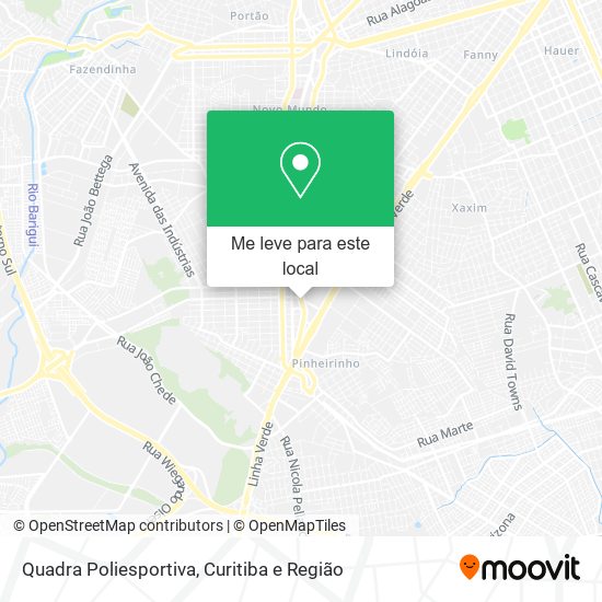 Quadra Poliesportiva mapa