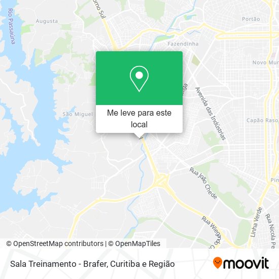 Sala Treinamento - Brafer mapa