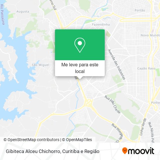 Gibiteca Alceu Chichorro mapa