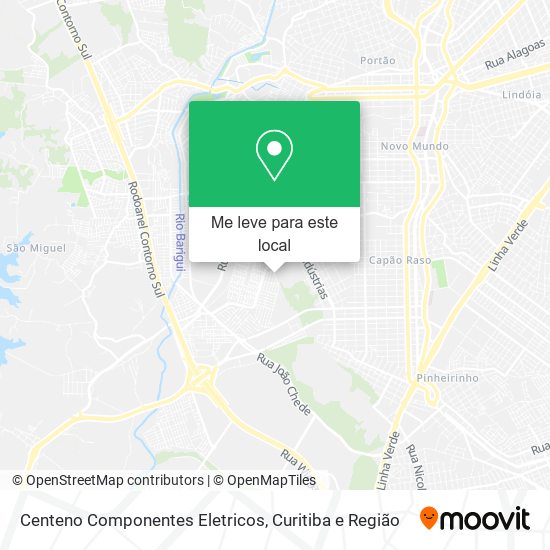Centeno Componentes Eletricos mapa