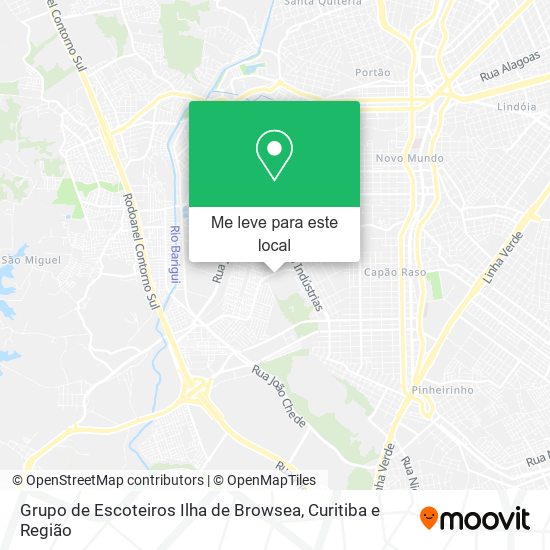 Grupo de Escoteiros Ilha de Browsea mapa
