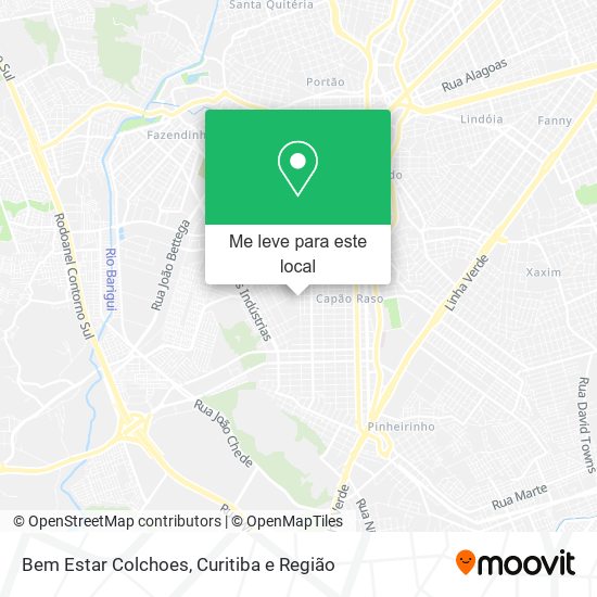 Bem Estar Colchoes mapa