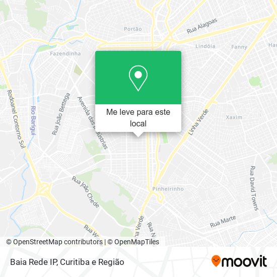 Baia Rede IP mapa