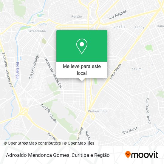 Adroaldo Mendonca Gomes mapa