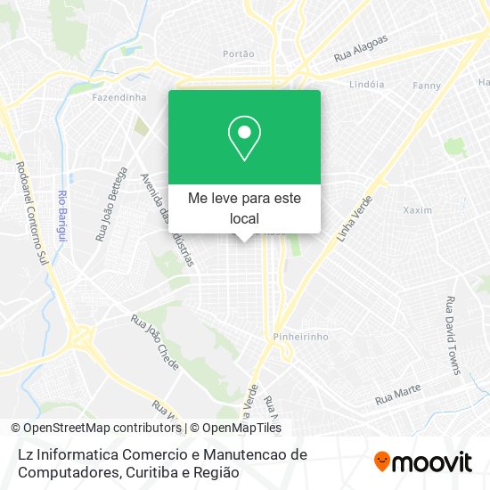Lz Iniformatica Comercio e Manutencao de Computadores mapa