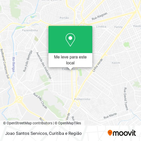 Joao Santos Servicos mapa