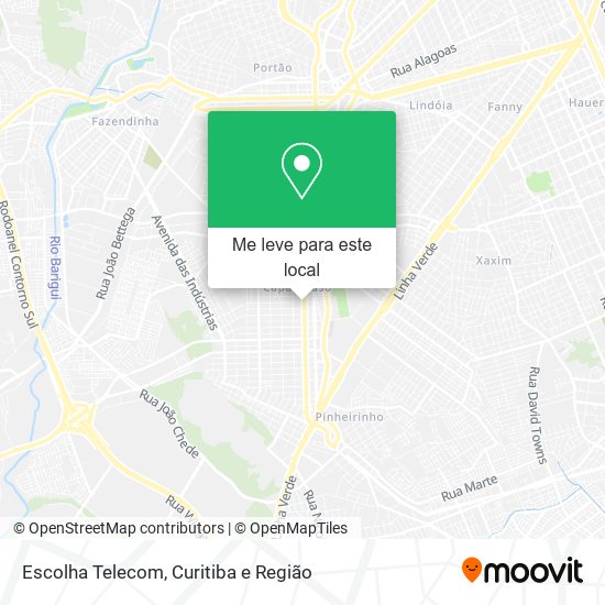 Escolha Telecom mapa