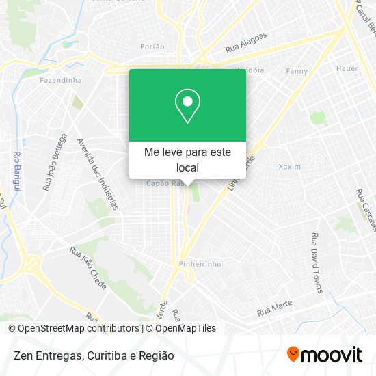 Zen Entregas mapa