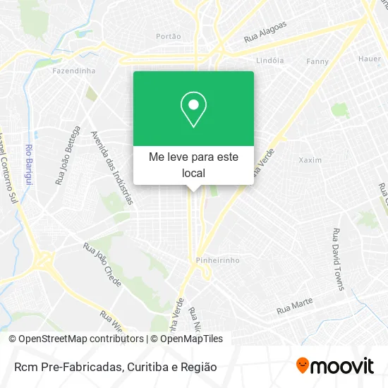 Rcm Pre-Fabricadas mapa