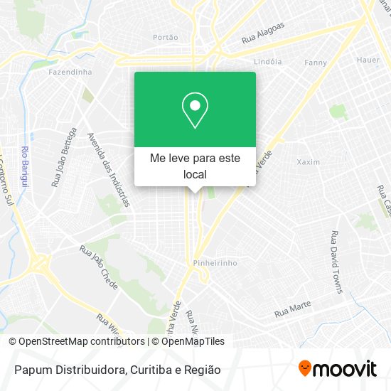 Papum Distribuidora mapa