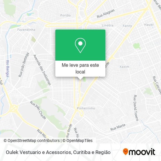 Oulek Vestuario e Acessorios mapa