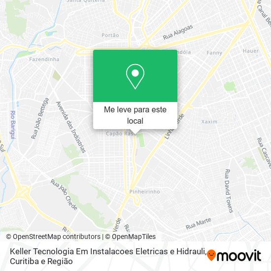 Keller Tecnologia Em Instalacoes Eletricas e Hidrauli mapa