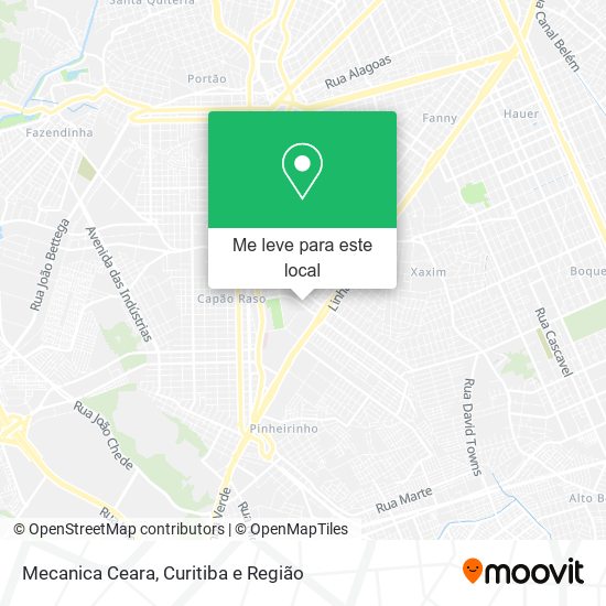 Mecanica Ceara mapa
