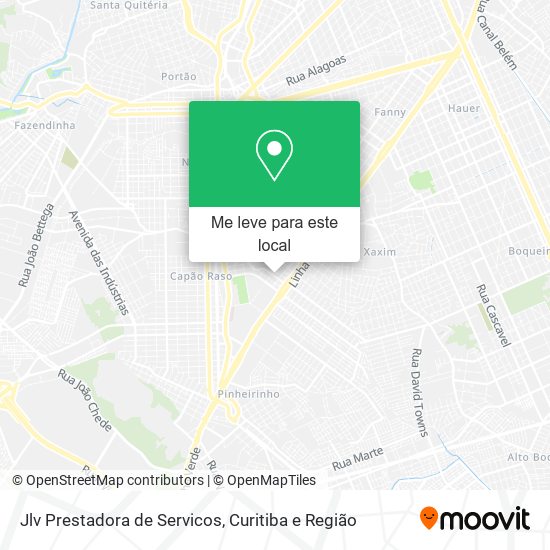 Jlv Prestadora de Servicos mapa