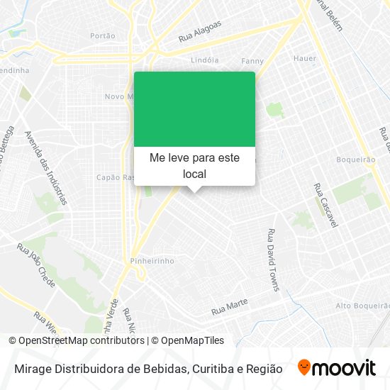 Mirage Distribuidora de Bebidas mapa