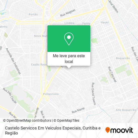 Castelo Servicos Em Veiculos Especiais mapa