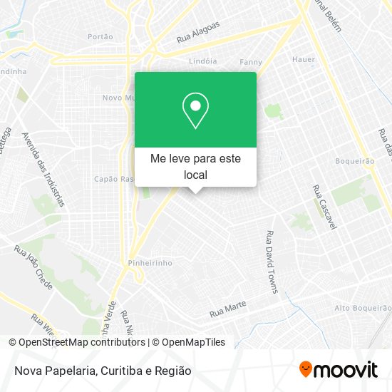 Nova Papelaria mapa