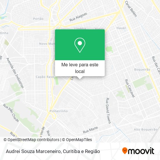 Audrei Souza Marceneiro mapa