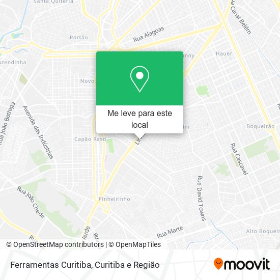Ferramentas Curitiba mapa