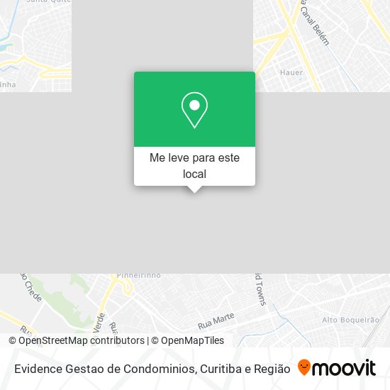 Evidence Gestao de Condominios mapa