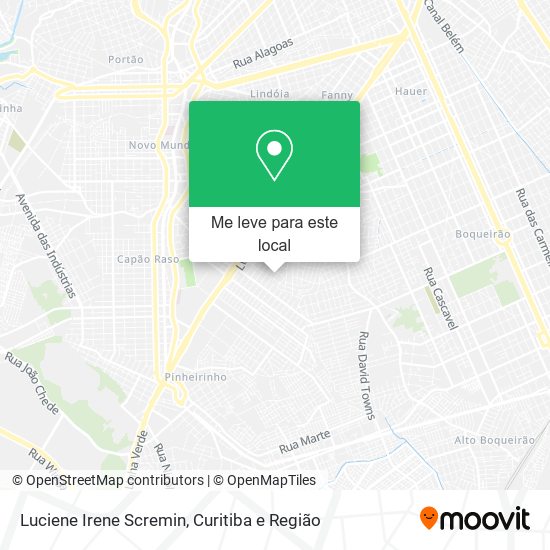 Luciene Irene Scremin mapa
