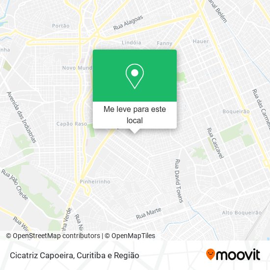Cicatriz Capoeira mapa