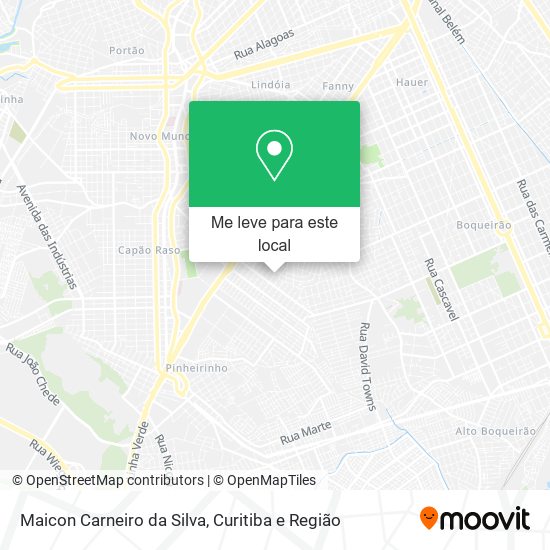 Maicon Carneiro da Silva mapa