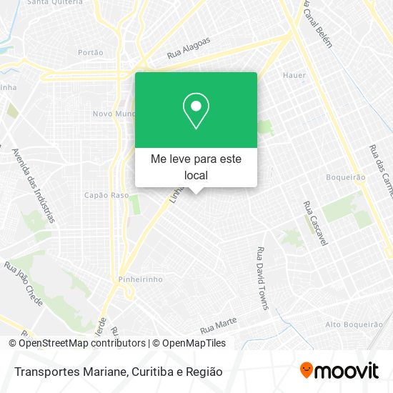 Transportes Mariane mapa