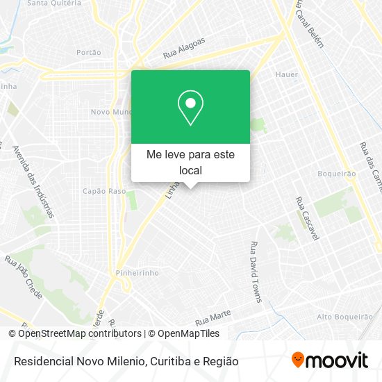 Residencial Novo Milenio mapa