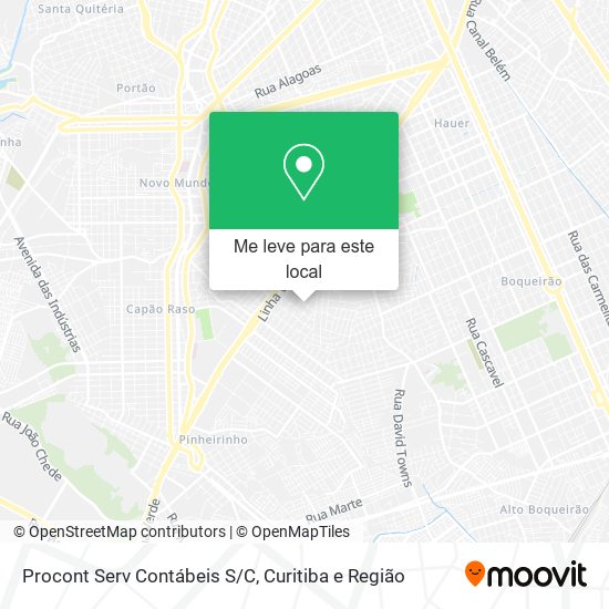 Procont Serv Contábeis S/C mapa