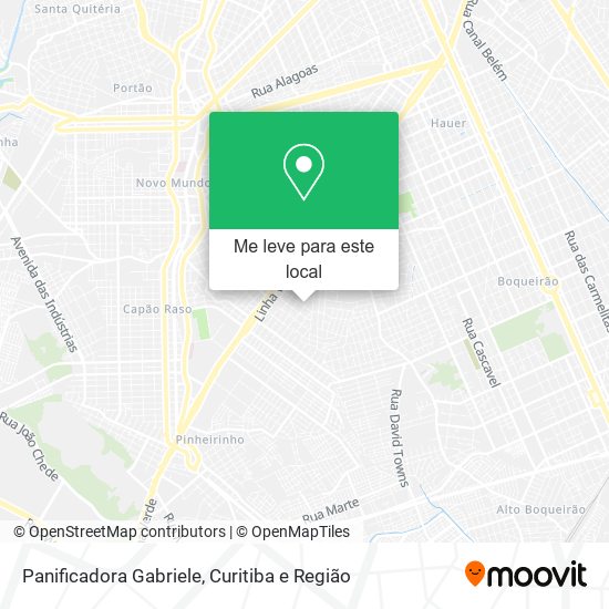 Panificadora Gabriele mapa