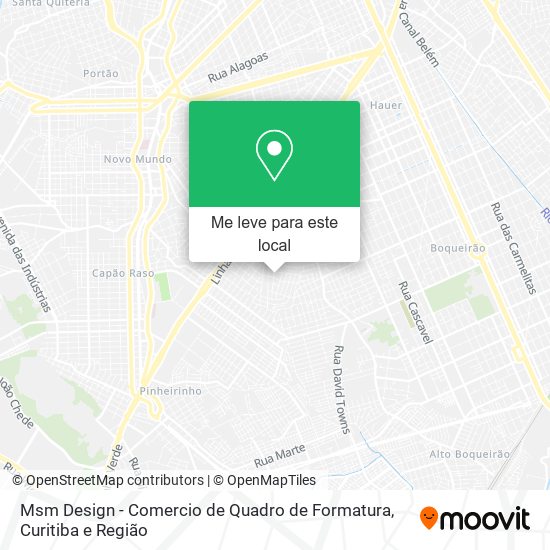 Msm Design - Comercio de Quadro de Formatura mapa