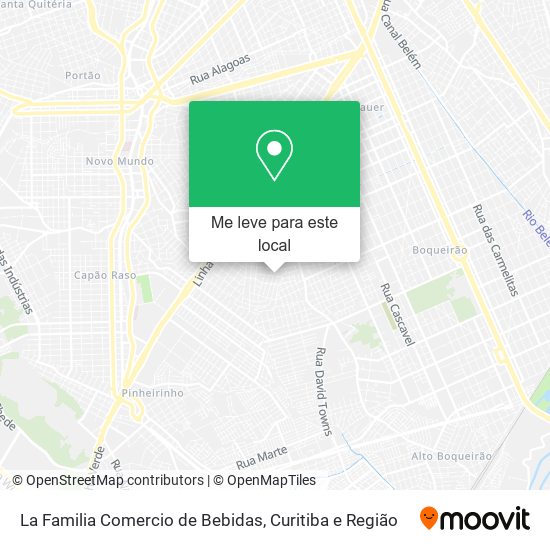 La Familia Comercio de Bebidas mapa