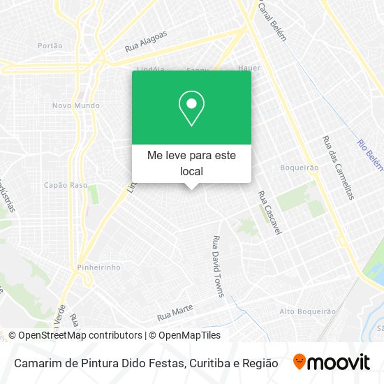 Camarim de Pintura Dido Festas mapa