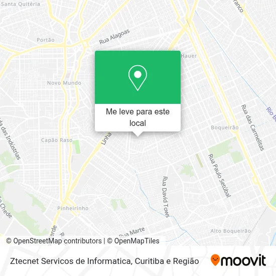 Ztecnet Servicos de Informatica mapa