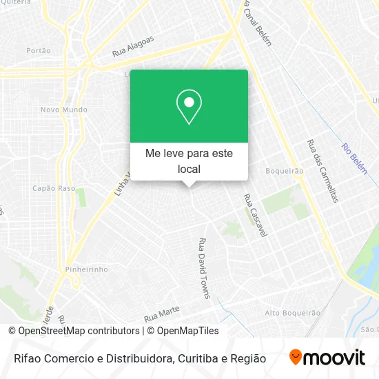 Rifao Comercio e Distribuidora mapa