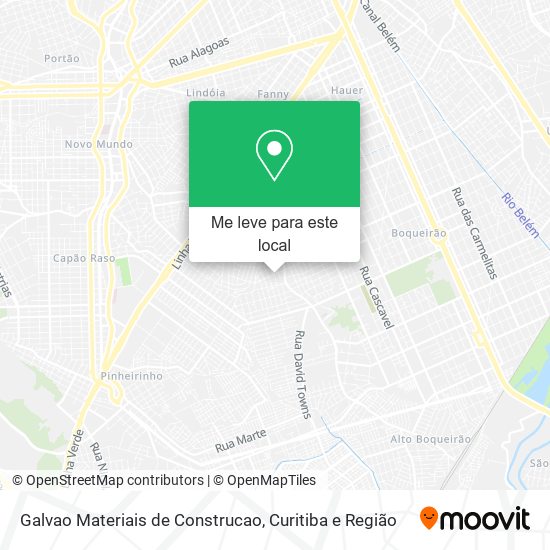 Galvao Materiais de Construcao mapa