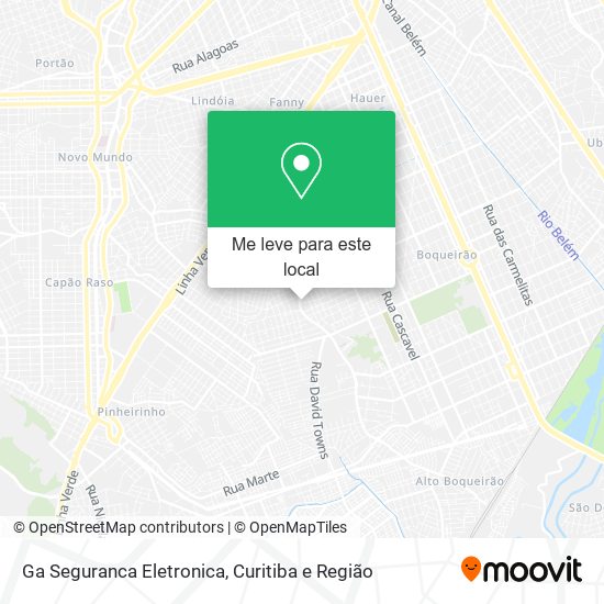 Ga Seguranca Eletronica mapa