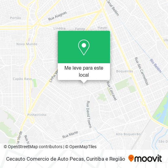 Cecauto Comercio de Auto Pecas mapa